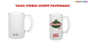VASO VIDRIO CHOPP PAVONADO
