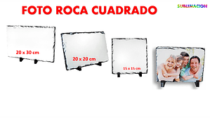foto rocas cuadradas para sublimación.