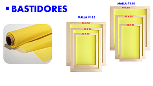 BASTIDORES - Marcos para Serigrafía