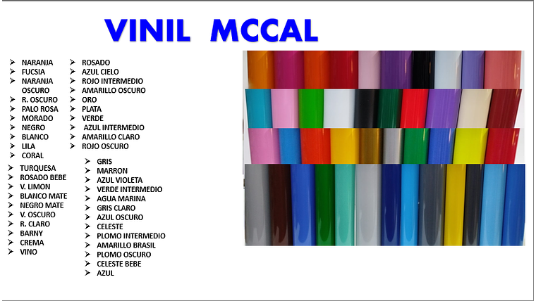 Vinil MCCAL 1