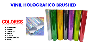 Vinil Holográfico Brushed