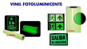 VINIL FOTOLUMINISCENTE