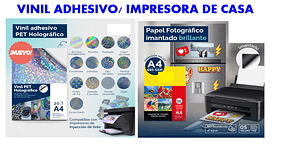 VINIL ADHESIVO / IMPRESORA DE CASA 2