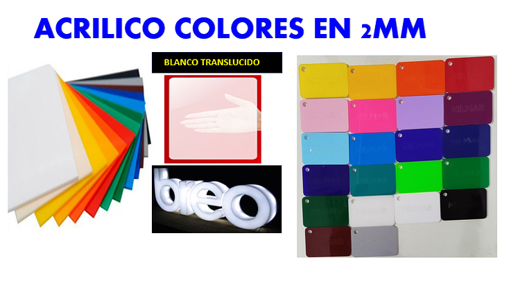 ACRÍLICO COLORES EN 2MM 1