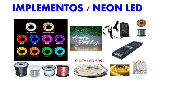 IMPLEMENTOS / NEON LED 1