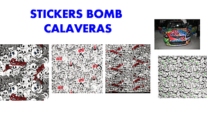 STICKERS BOMB CALAVERAS