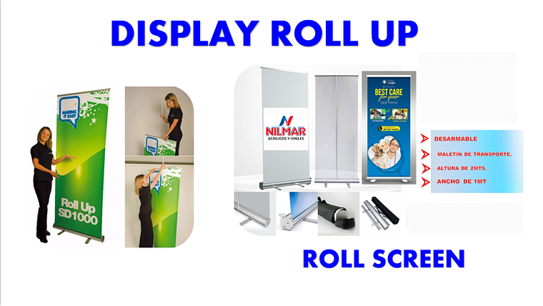 DISPLAY ROLL UP / ROLL SCREEN 1