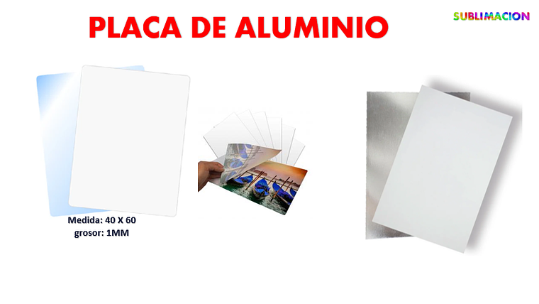 PLACA DE ALUMINIO 1
