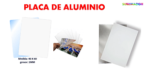 PLACA DE ALUMINIO
