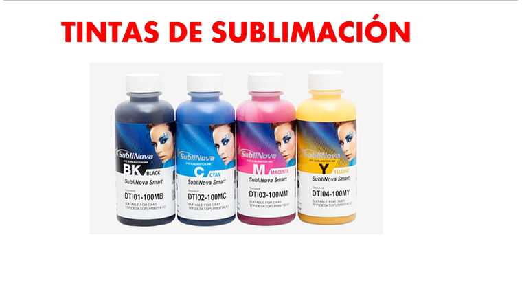 TINTAS DE SUBLIMACIÓN 1