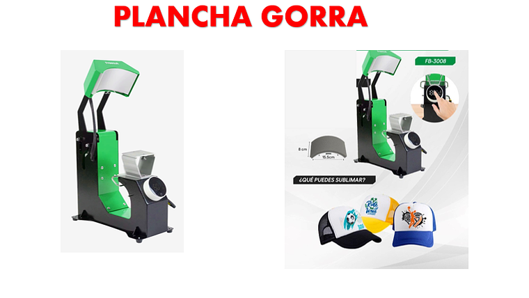 PLANCHA GORRA 1
