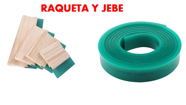RAQUETA Y JEBE 1