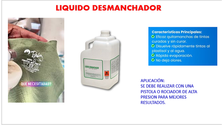 LÍQUIDO DESMANCHADOR 1