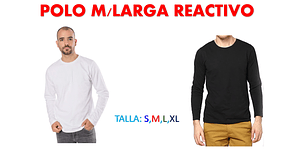 POLO M/LARGA REACTIVO