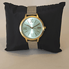 Reloj de Mujer Chapado en Oro con incrustación de circonitas - Cristian Lay