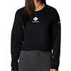 Poleron Mujer Columbia Women's Trek Cropped Sweatshirt - Black