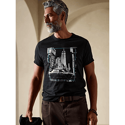 Polera de Hombre Banana Republic  -  New York Black