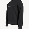 Poleron de Hombre - Tommy Hilfiger Men's Essential Logo Crewneck Sweatshirt Black 