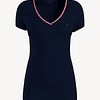 Polera de mujer Tommy Hilfiger - V-Neck Azul