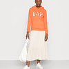 Polerón de Mujer Gap - Orange Logo Fleece Hoodie