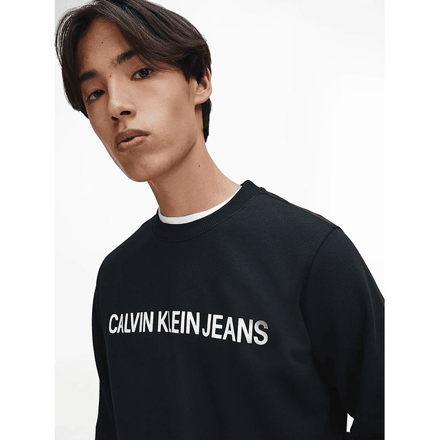 Poleron de Hombre Calvin Klein Jeans  - Core Institutional Logo - Night Sky 