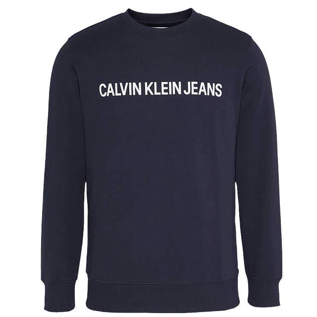 Poleron de Hombre Calvin Klein Jeans  - Core Institutional Logo - Night Sky 