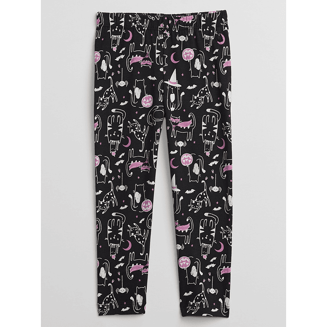 Pantalon de niña Gap - Gatitos - BabyGap Graphic Pull-on Leggings