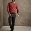 Sweater de Hombre Premium Luxe - BANANA REPUBLIC Orange Lava