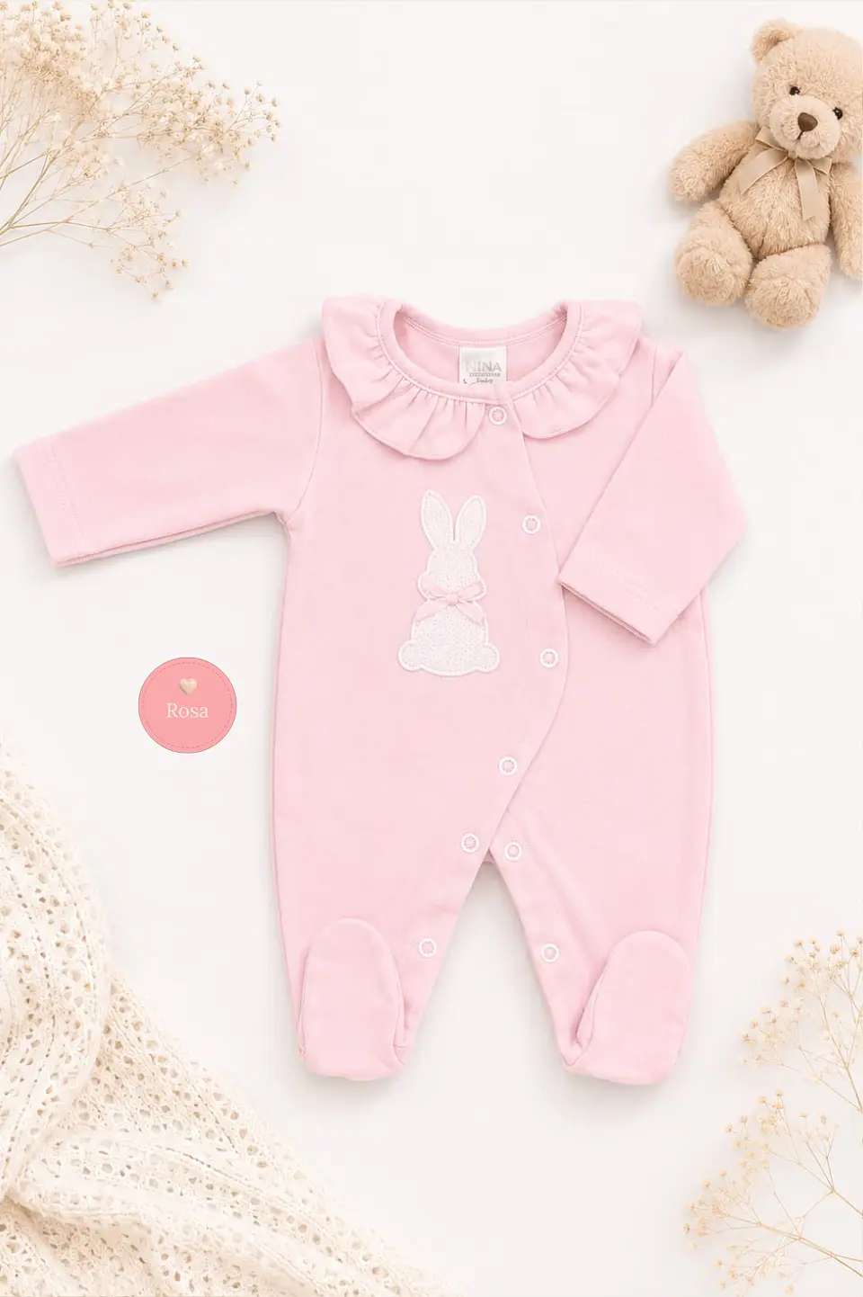 Babygrow Coelhinho Menina  2