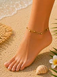 Pulseira de Tornozelo Areia Dourada - Thumbnail 2