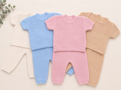 Conjunto de Malha para Bebé