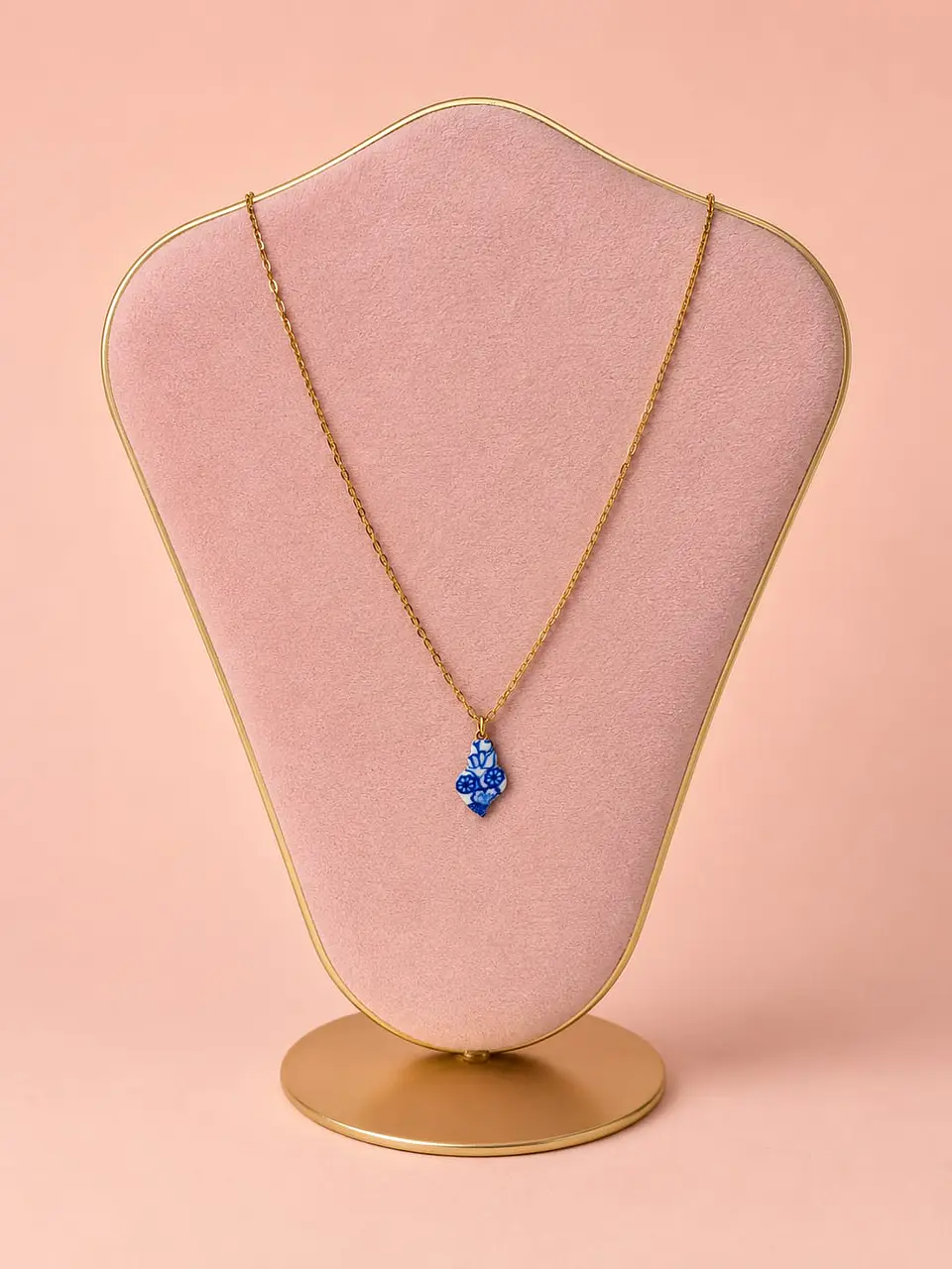 Colar Flor de Azulejo 1