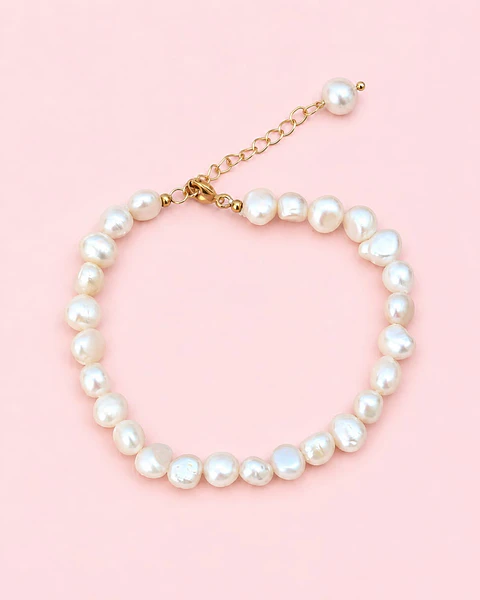 Pulseira De Pulso Pérola 