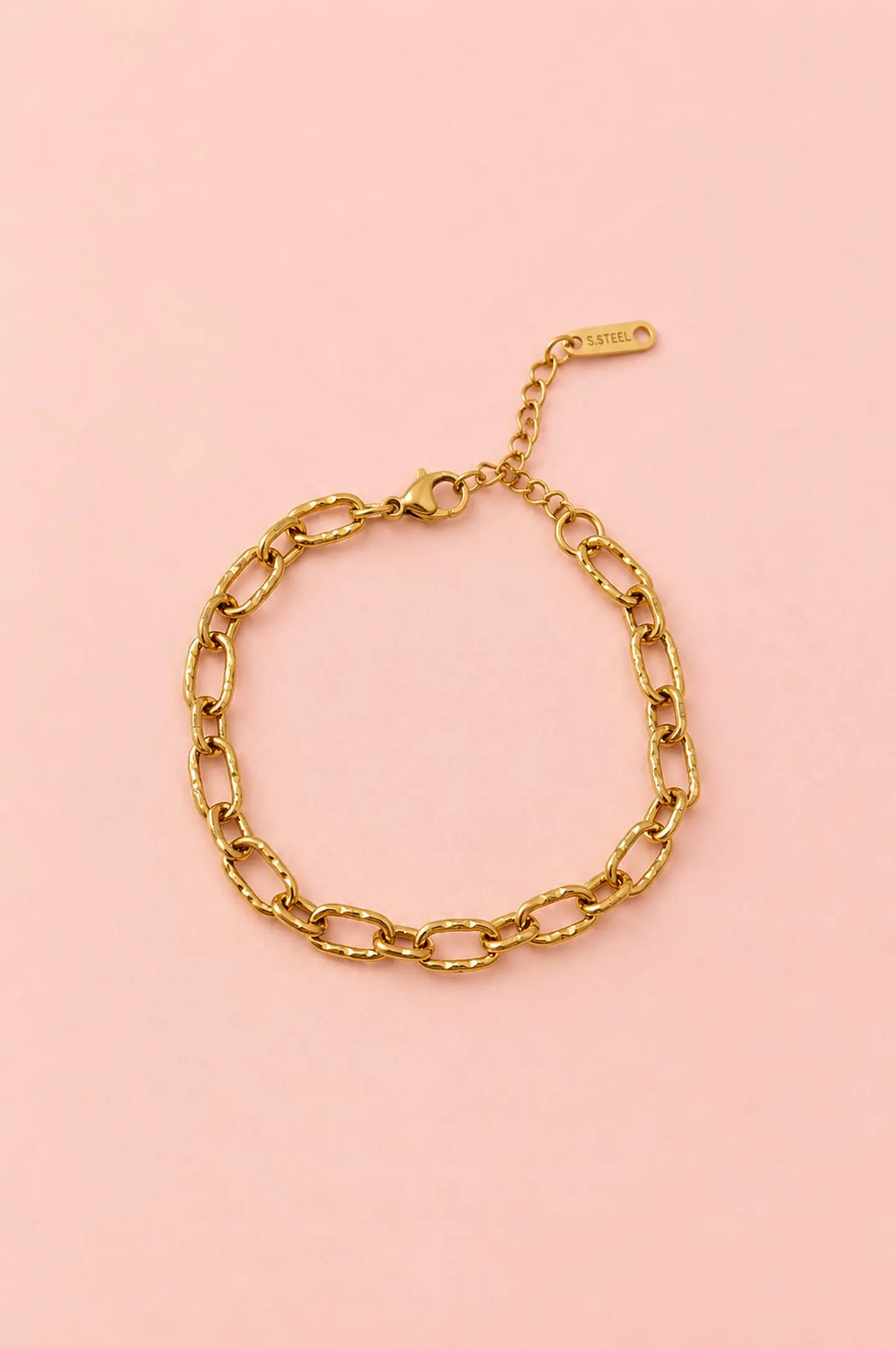 Pulseira De Pulso Elo Dourado 1