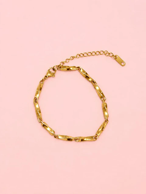 Pulseira De Pulso Aura Dourada