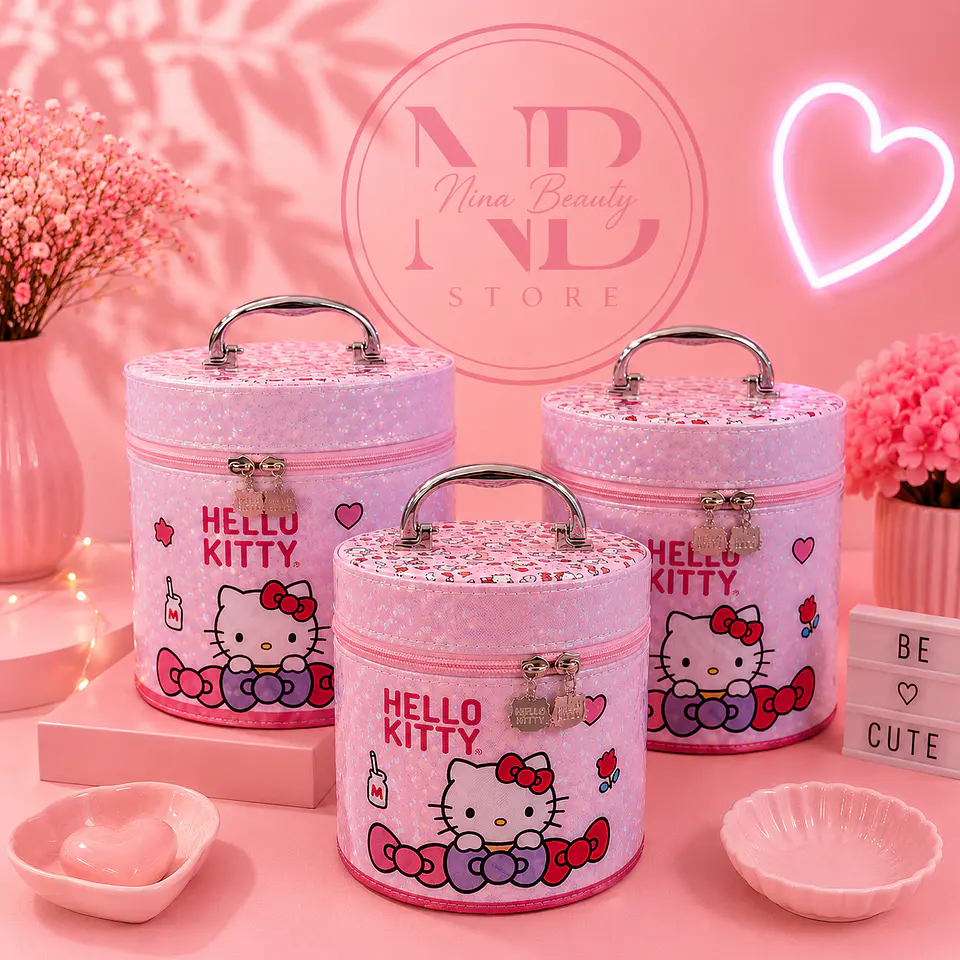 Maleta Neceser Sanrio pequeño – Hello Kitty y Kuromi 1