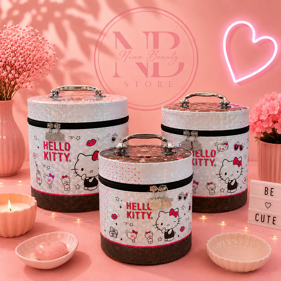 Maleta Neceser Sanrio pequeño – Hello Kitty y Kuromi 2