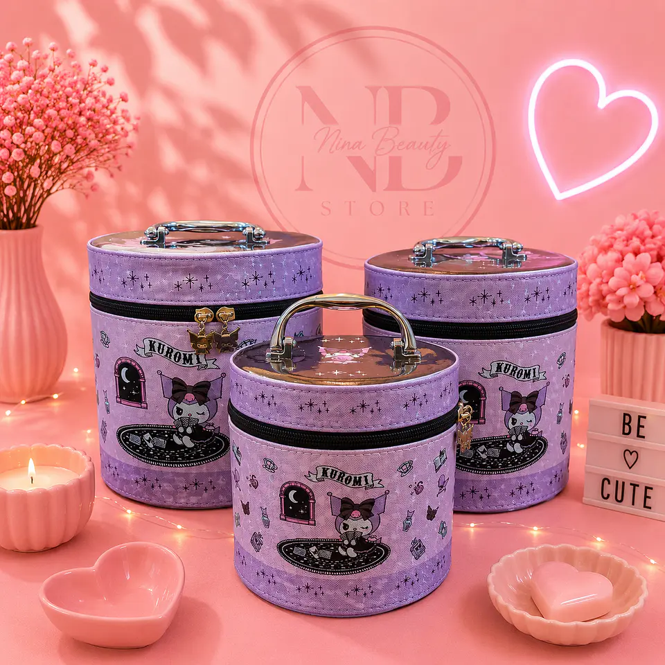 Maleta Neceser Sanrio pequeño – Hello Kitty y Kuromi 3