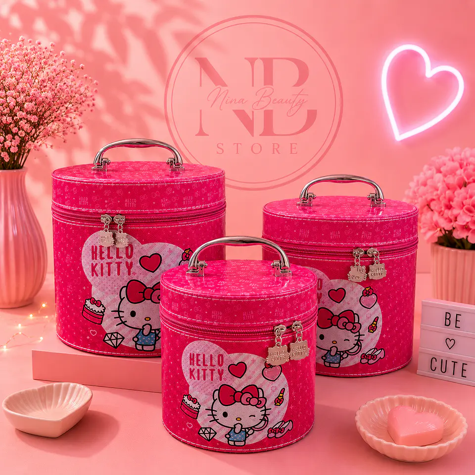 Maleta Neceser Sanrio pequeño – Hello Kitty y Kuromi 6