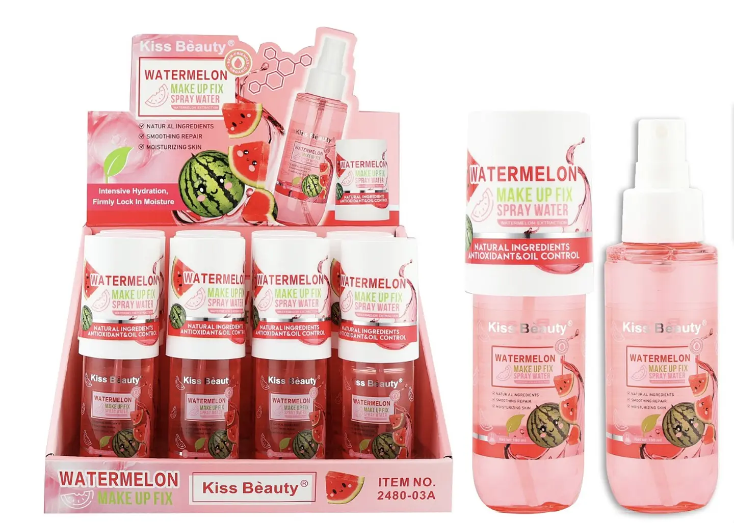 Fijador de Maquillaje Kiss Beauty Watermelon 100 ml 1