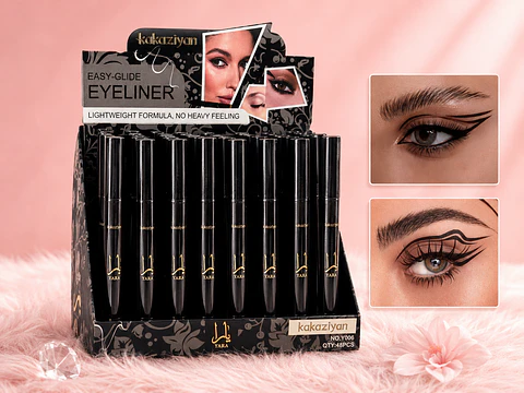 Delineador de Ojos Kakaziyan Easy Glide Eyeliner Negro