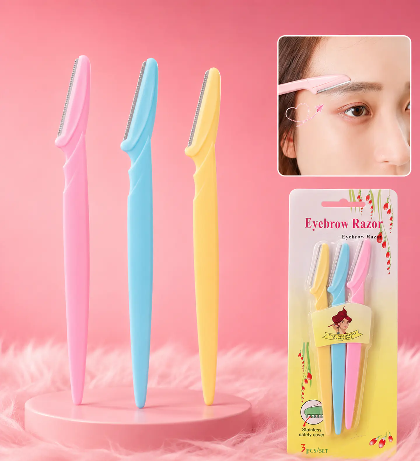 Perfiladores de Cejas Eyebrow Razor 1
