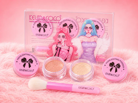 Set de 3 Iluminadores en Polvo Kevin & Coco Highlighting Powder