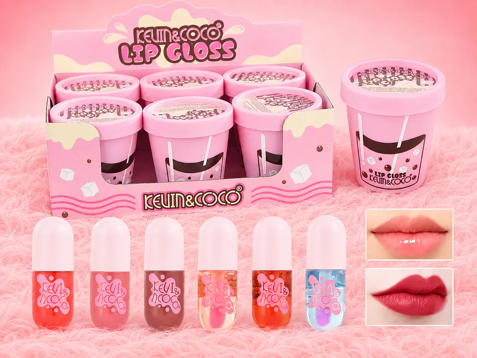 Gloss Labial Kevin & Coco Lip Gloss Bubble Tea 1