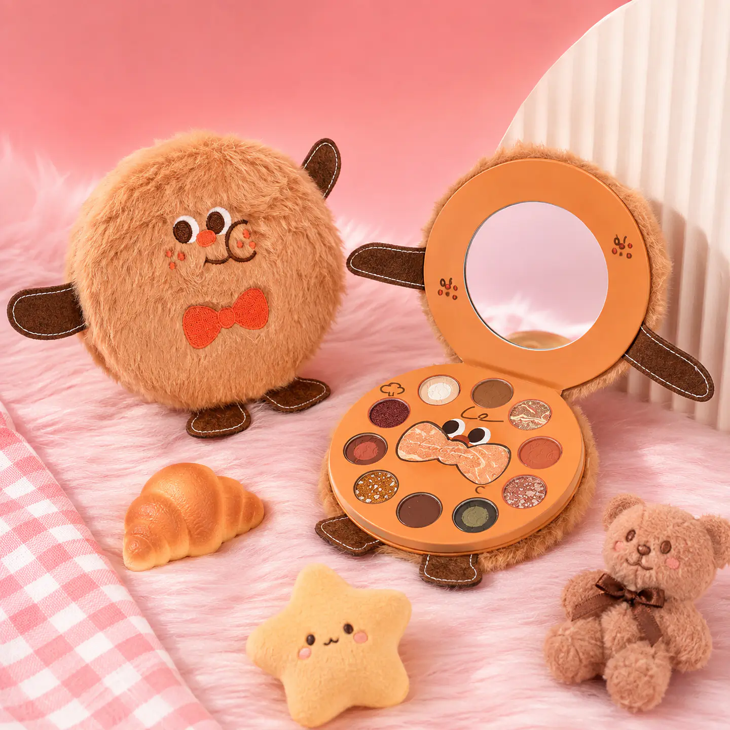 Paleta de Maquillaje  Galleta Cookie con Espejo 1