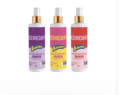 Desenredante Capilar Bubbaluu Hidratante Anti-Frizz 250 ml