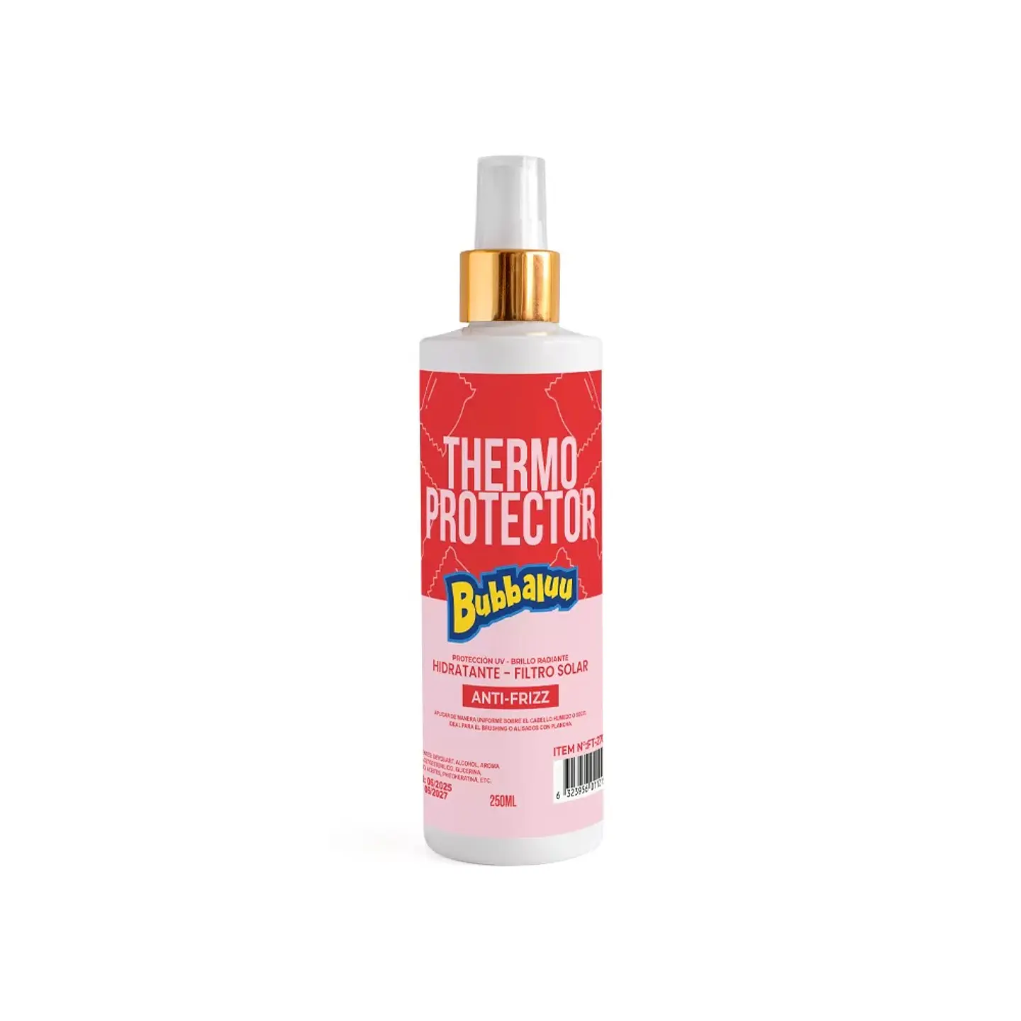 Protector Térmico Bubbaluu Hidratante Anti-Frizz 250 ml 3