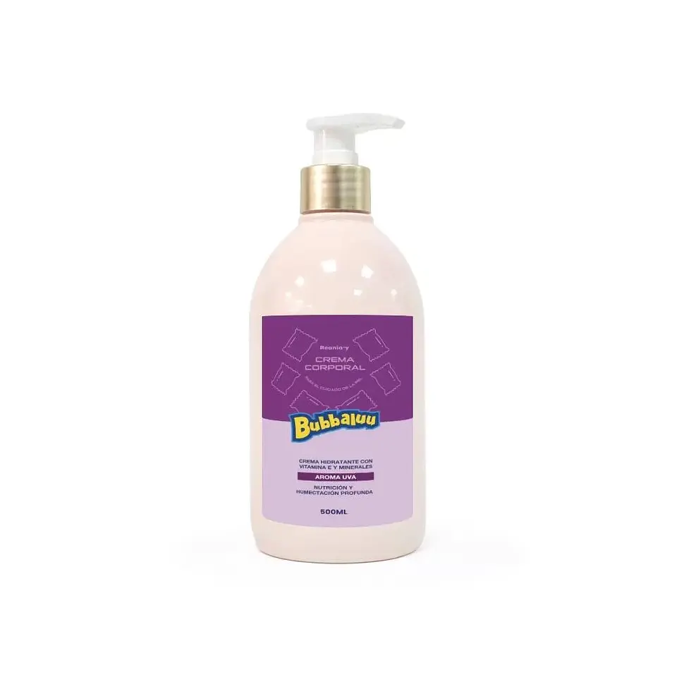 Crema Corporal Hidratante Bubbaluu con Vitamina E y Minerales 500 ml 💕✨ 4