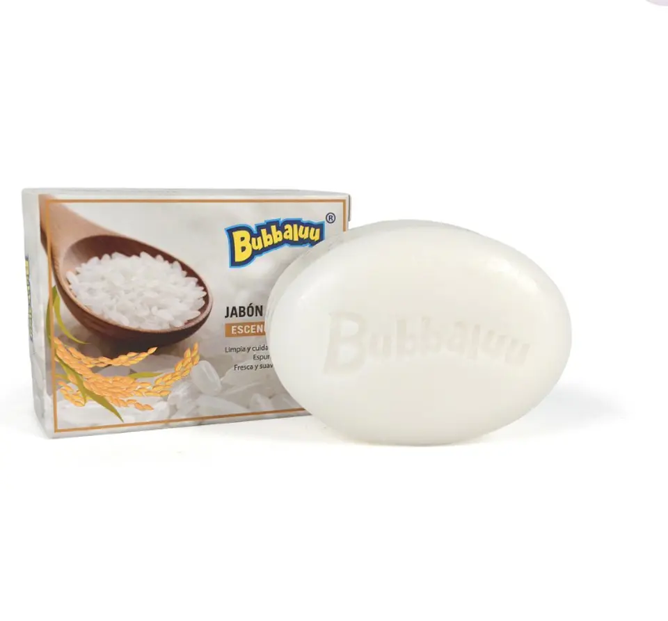 Jabón Bubbaluu con Esencia de Arroz 1