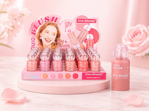 Blush Líquido Kiss Beauty Soft & Smooth